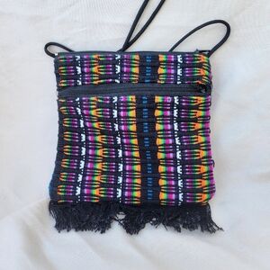 Small Fringe Blanket Bag 90s style
